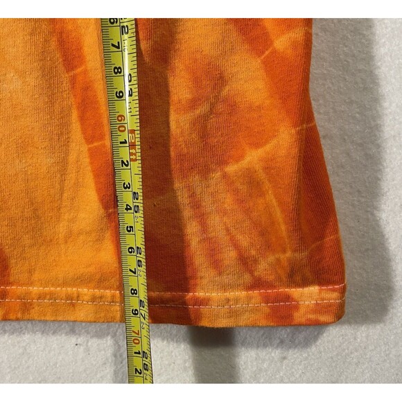 Harley Davidson Mens T Shirt Adult Medium M Orange Tie Dye Jamaica Short Sleeve - Picture 5 of 6